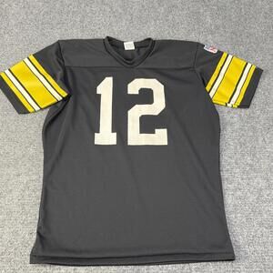 Vintage Pittsburgh Steelers Jersey Mens Large Terry Bradshaw Rawlings 12 70s